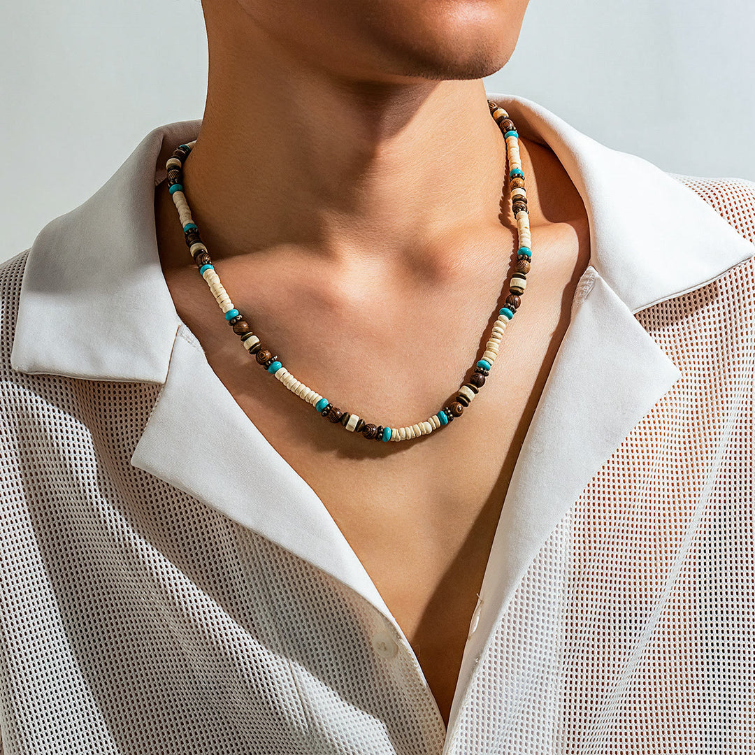 FREE Today: Brown Coconut Wood Beads Natural Stone Beads Necklace - image 10