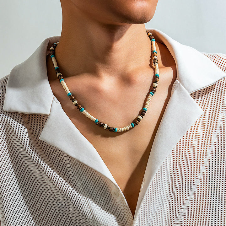 FREE Today: Brown Coconut Wood Beads Natural Stone Beads Necklace - image 10