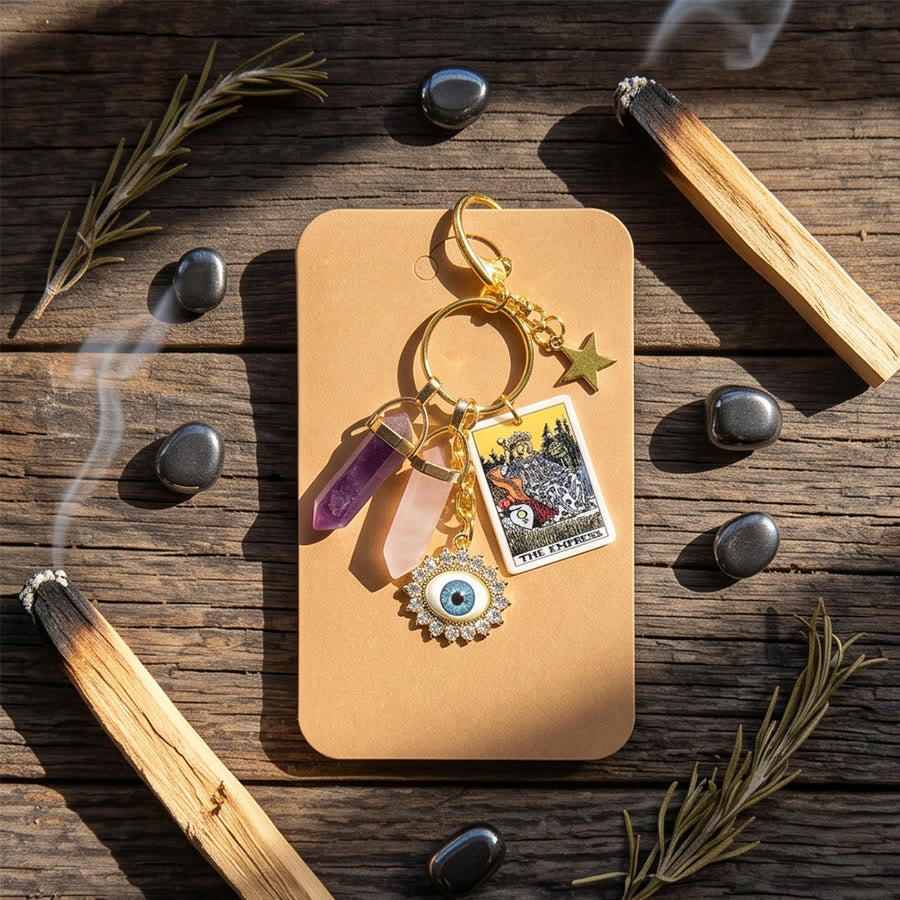 Olivenorma Protective Tarot Evil Eye Bag Accessory Keychain - image 19