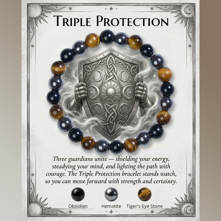 FREE Today: 8MM Strength Crystal Protection Healing Bracelet - Triple Protection - image 30