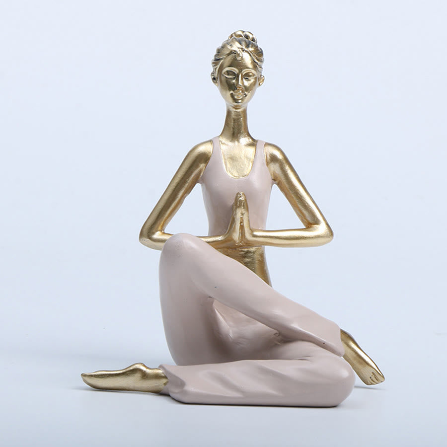 Olivenorma Multi-Poses Minimalist Abstract Meditation Yoga Sculpture Spiritual Decoration - image 23