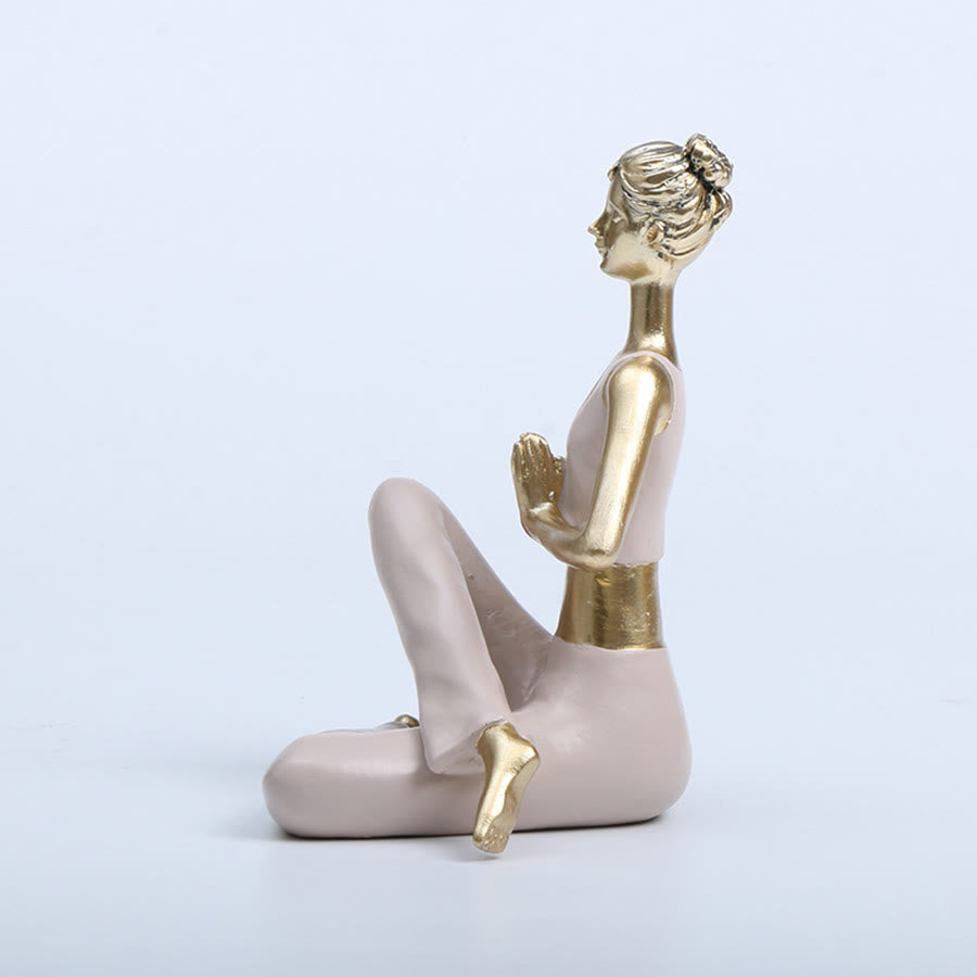 Olivenorma Multi-Poses Minimalist Abstract Meditation Yoga Sculpture Spiritual Decoration - image 24