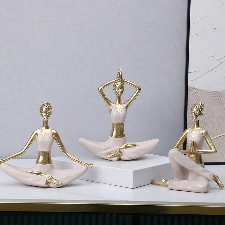 Olivenorma Multi-Poses Minimalist Abstract Meditation Yoga Sculpture Spiritual Decoration - image 8