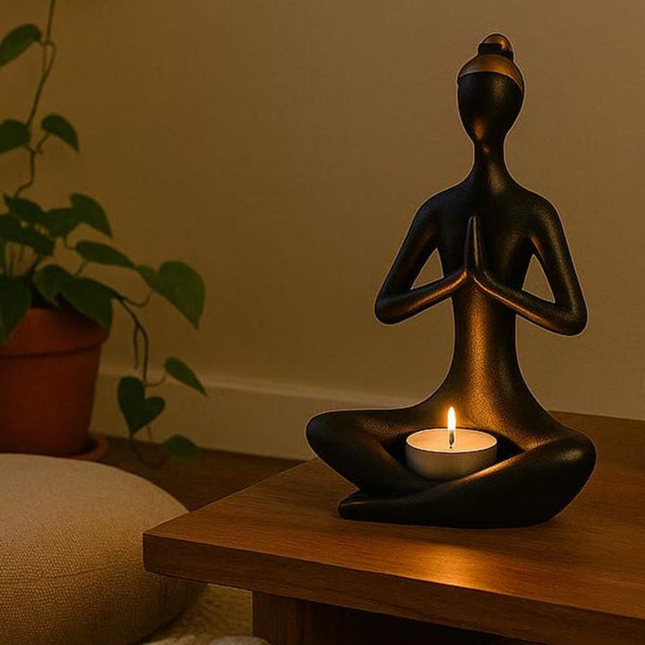 Olivenorma Multi-Poses Minimalist Abstract Meditation Yoga Sculpture Spiritual Decoration - image 3