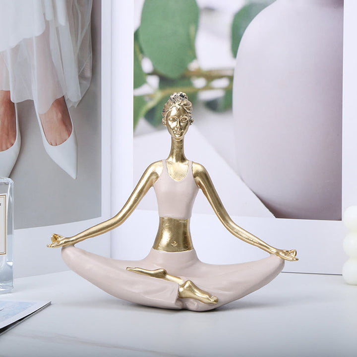 Olivenorma Multi-Poses Minimalist Abstract Meditation Yoga Sculpture Spiritual Decoration - image 17