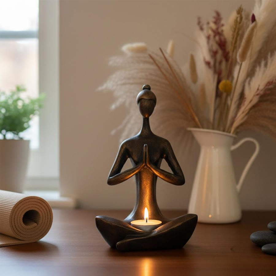 Olivenorma Multi-Poses Minimalist Abstract Meditation Yoga Sculpture Spiritual Decoration - image 1