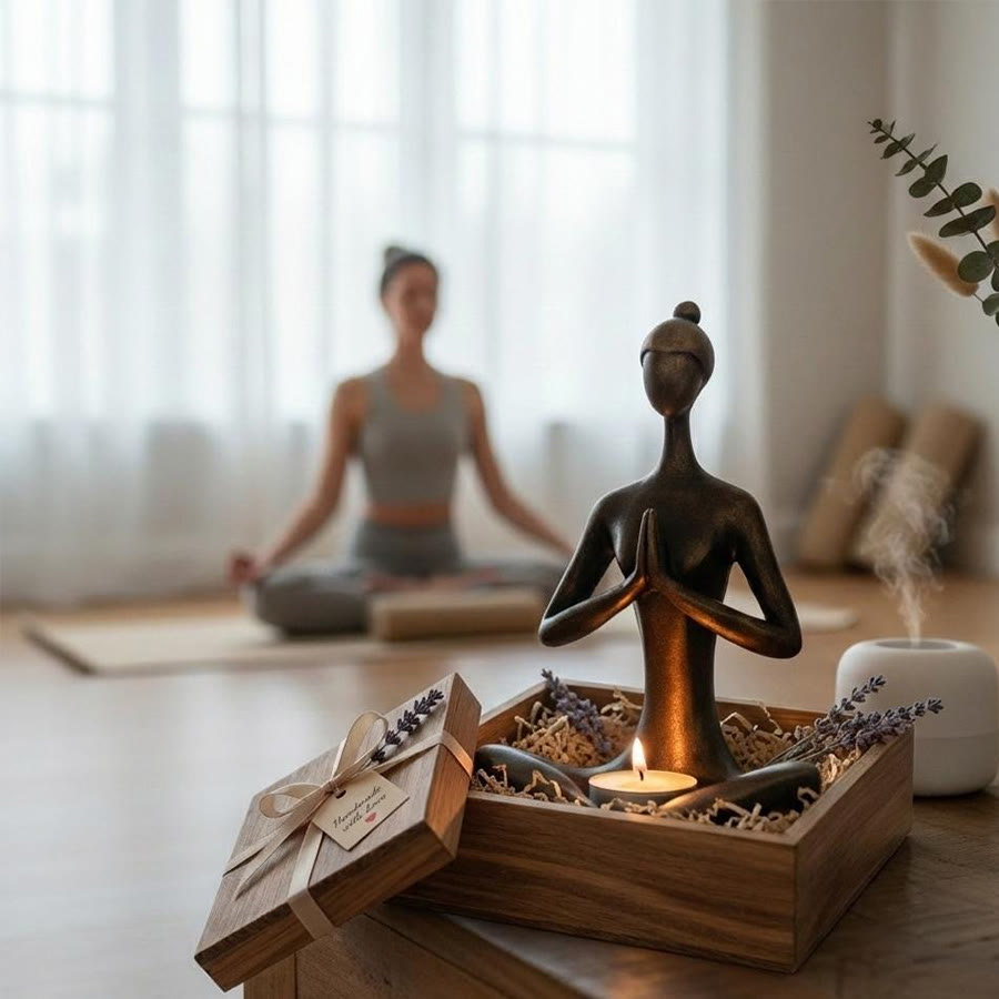 Olivenorma Multi-Poses Minimalist Abstract Meditation Yoga Sculpture Spiritual Decoration - image 4