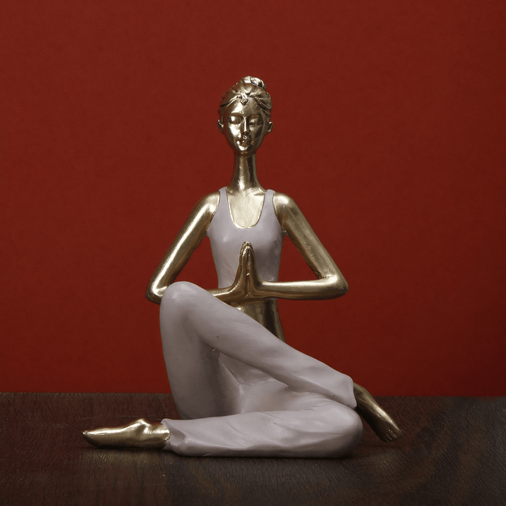 Olivenorma Multi-Poses Minimalist Abstract Meditation Yoga Sculpture Spiritual Decoration - image 21