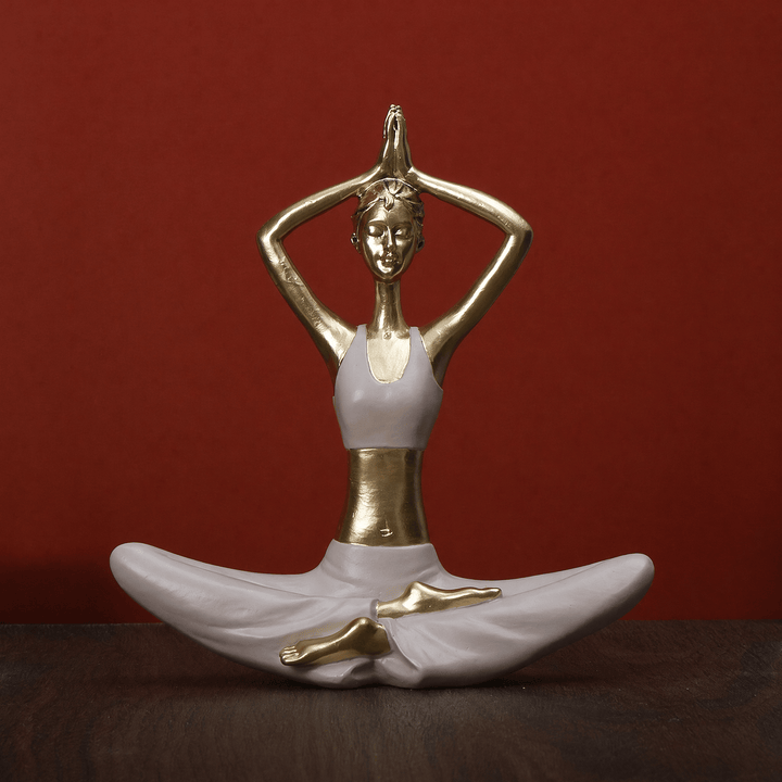 Olivenorma Multi-Poses Minimalist Abstract Meditation Yoga Sculpture Spiritual Decoration - image 11