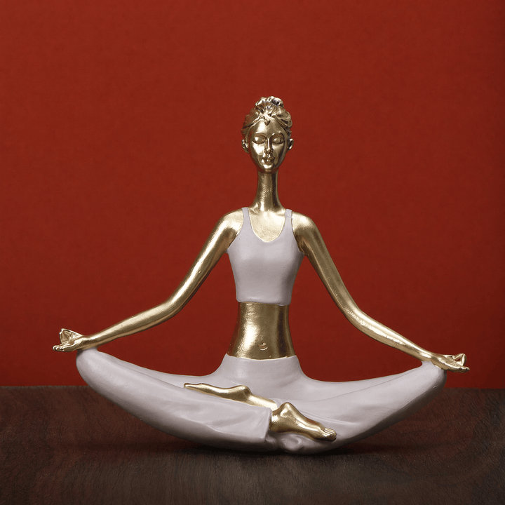 Olivenorma Multi-Poses Minimalist Abstract Meditation Yoga Sculpture Spiritual Decoration - image 16