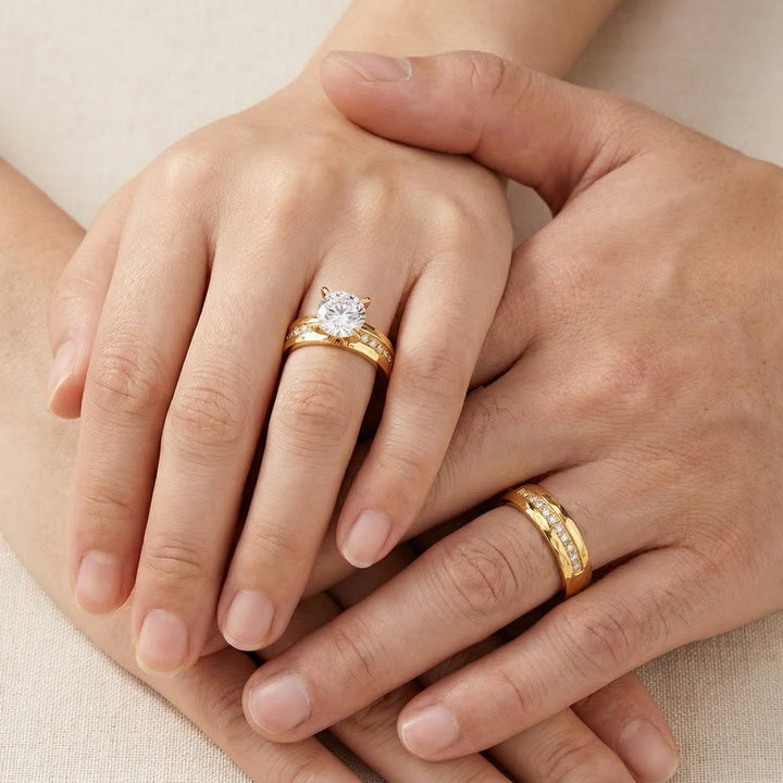 FREE Today: "Eternity" – Titanium Steel Prince Rose Couple Ring - image 24