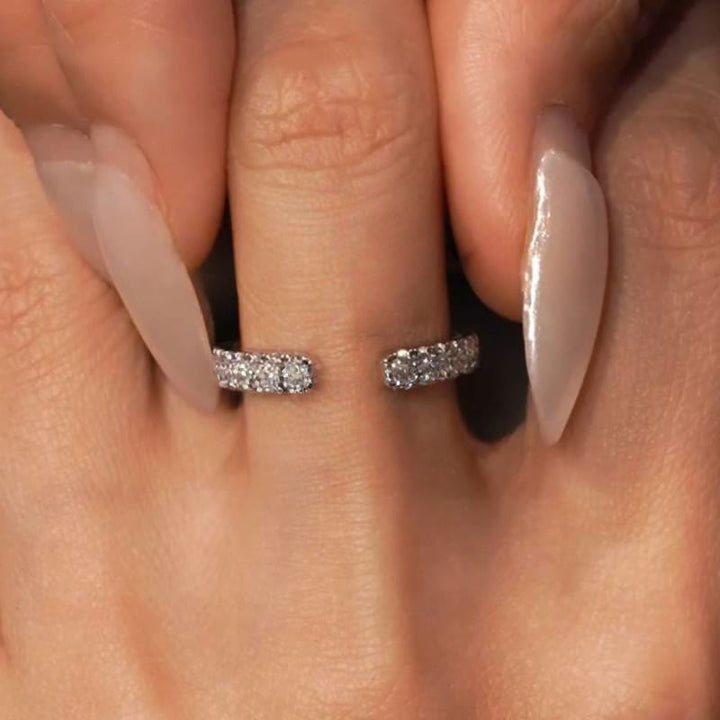 FREE Today: 4PCS Moissanite Cut Engagement Bridal Ring Set - image 4
