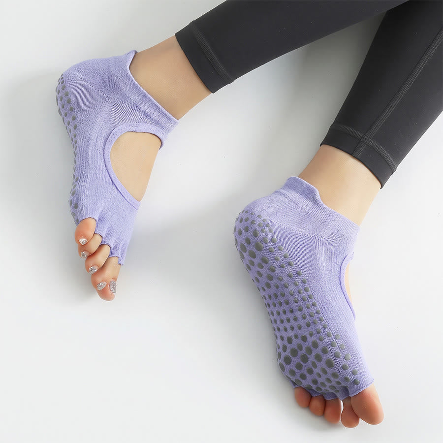 Olivenorma Ankle Open-Five-Toe Sport Women's Yoga Socks - image 4