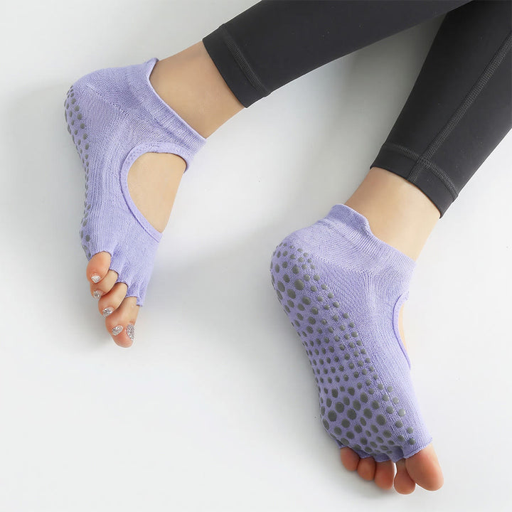 Olivenorma Ankle Open-Five-Toe Sport Women's Yoga Socks - image 4