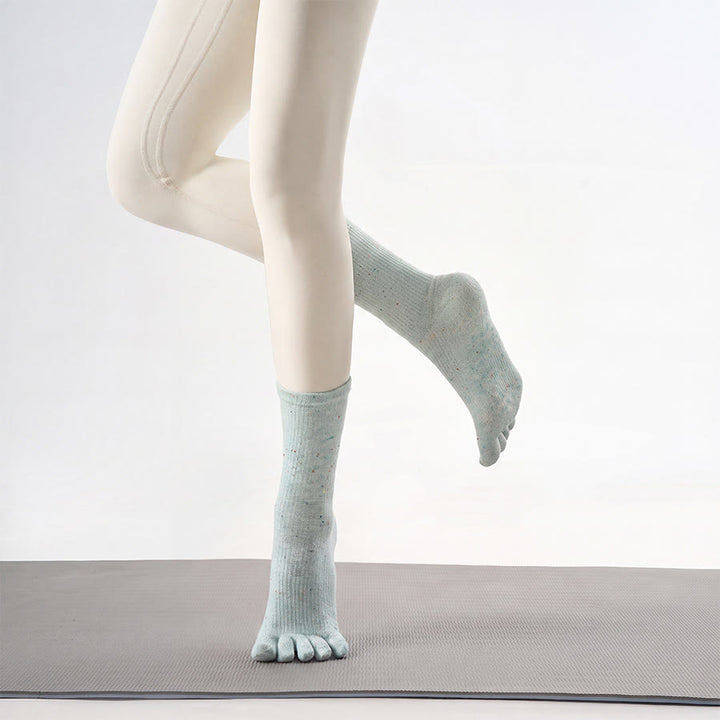Olivenorma Crew Five-Toe Sport Women's Yoga Socks - image 7