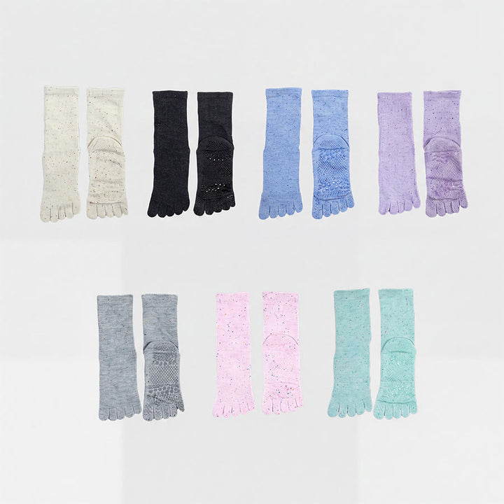 Olivenorma Crew Five-Toe Sport Women's Yoga Socks - image 19