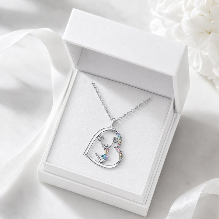 FREE Today: "She Believed She Could So She Did" Rainbow Cheerleader Necklace Cheerleader Gifts for Girls - image 2