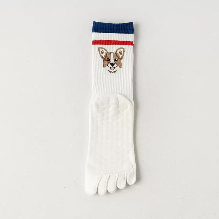 Olivenorma Crew Five-Toe Sport Women's Yoga Socks - image 2