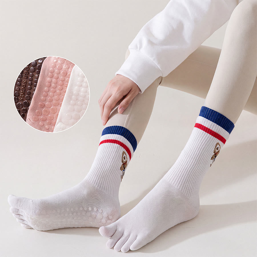Olivenorma Crew Five-Toe Sport Women's Yoga Socks - image 1