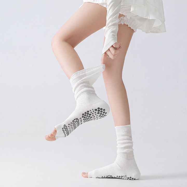 Olivenorma Crew Open-Five-Toe Sport Women's Yoga Socks - image 14