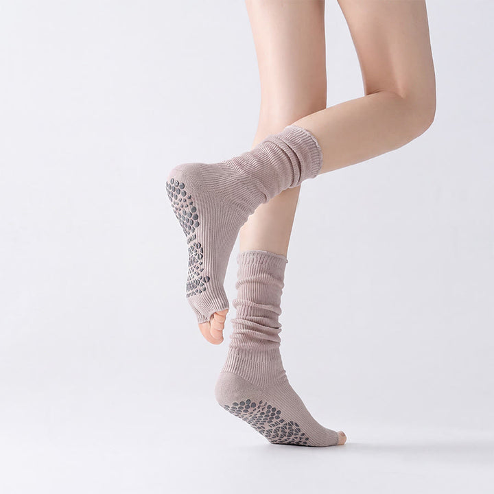 Olivenorma Crew Open-Five-Toe Sport Women's Yoga Socks - image 6