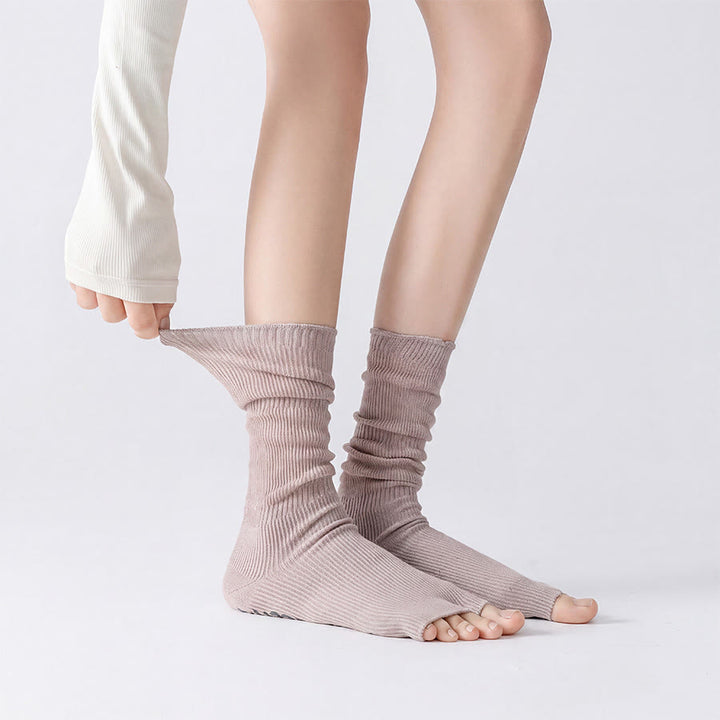 Olivenorma Crew Open-Five-Toe Sport Women's Yoga Socks - image 8