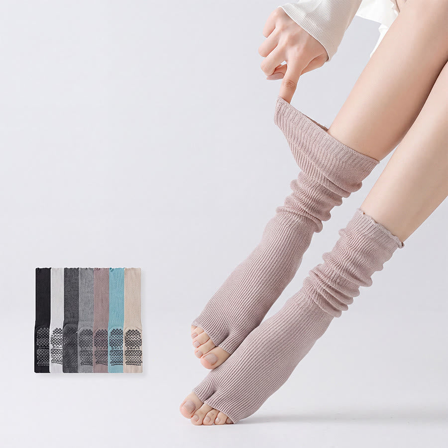 Olivenorma Crew Open-Five-Toe Sport Women's Yoga Socks - image 7
