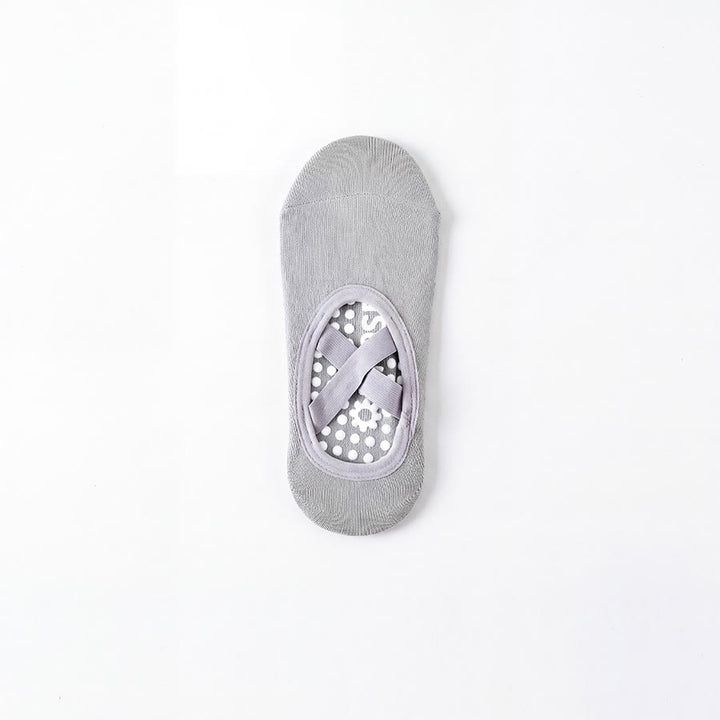 Olivenorma Crew Open-Five-Toe Sport Women's Yoga Socks - Strap Full Coverage - Grey - 10 Pairs - image 16