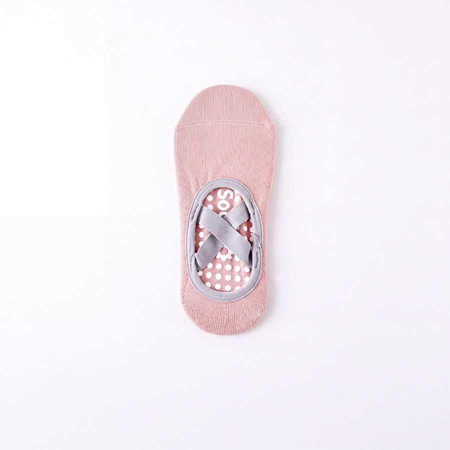 Olivenorma Crew Open-Five-Toe Sport Women's Yoga Socks - Strap Full Coverage - Pink - 10 Pairs - image 14