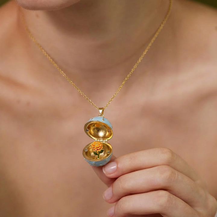 FREE Today: Handmade Round Box Birthday Flower Pendant Necklace - image 25