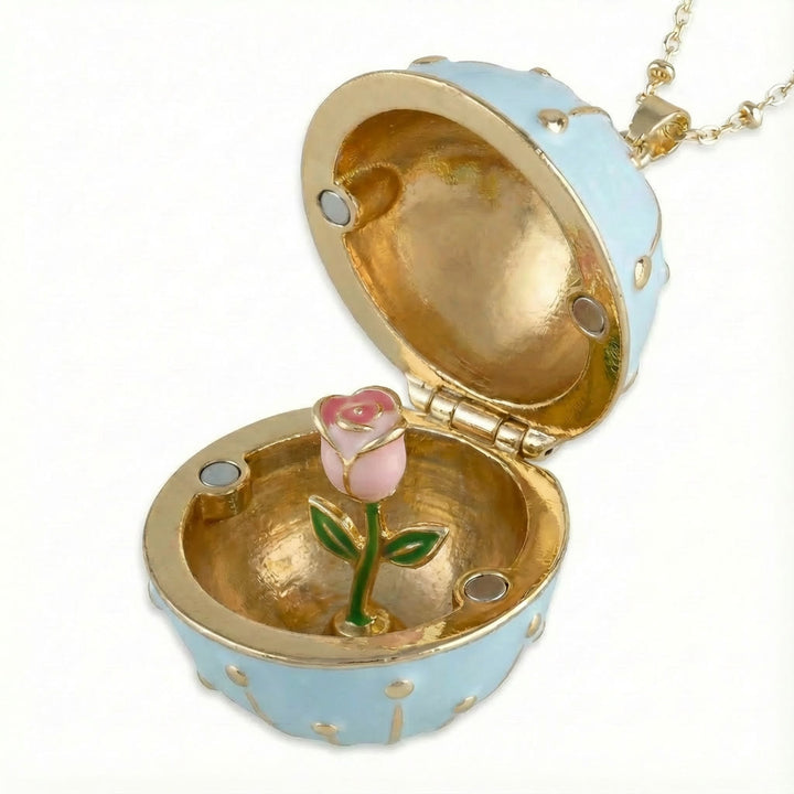 FREE Today: Handmade Round Box Birthday Flower Pendant Necklace - June - image 12