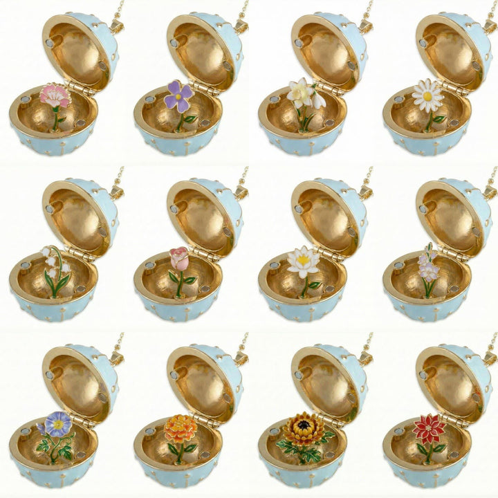 FREE Today: Handmade Round Box Birthday Flower Pendant Necklace - image 28