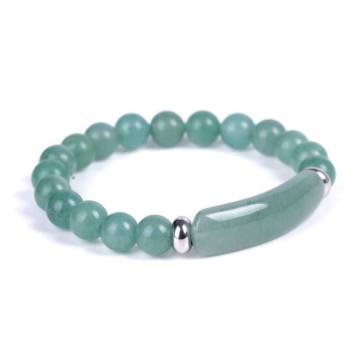 FREE Today: Natural Healing Stone Bar Beaded Bracelet - Green Aventurine - image 22
