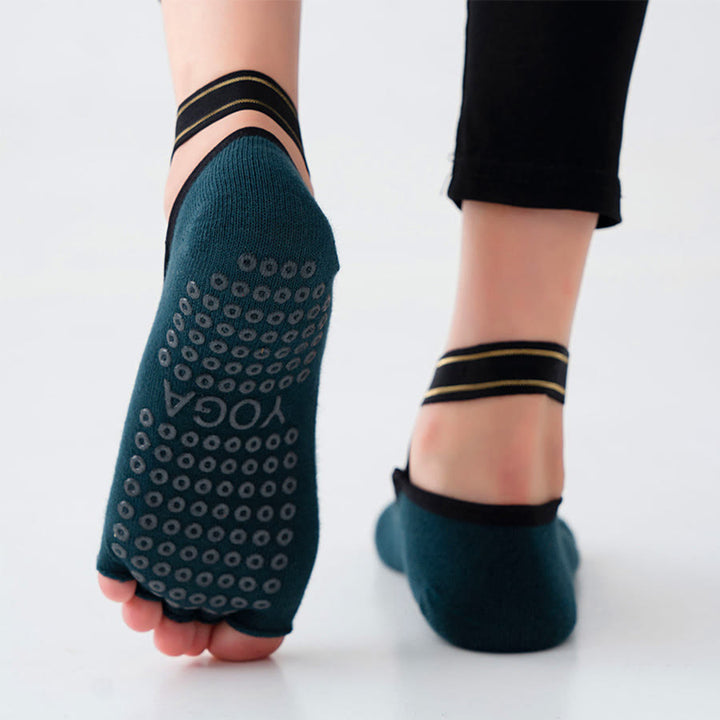 Olivenorma Low-Cut Open-Five-Toe Sport Women's Yoga Socks - image 8