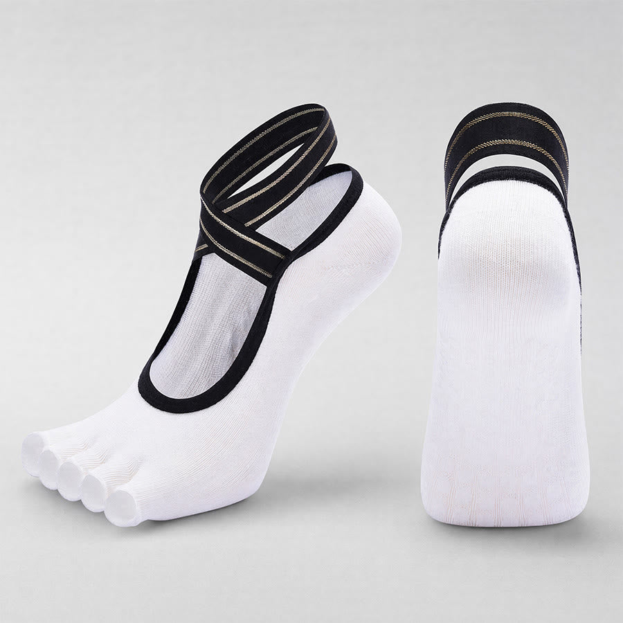 Olivenorma Low-Cut Open-Five-Toe Sport Women's Yoga Socks - image 2