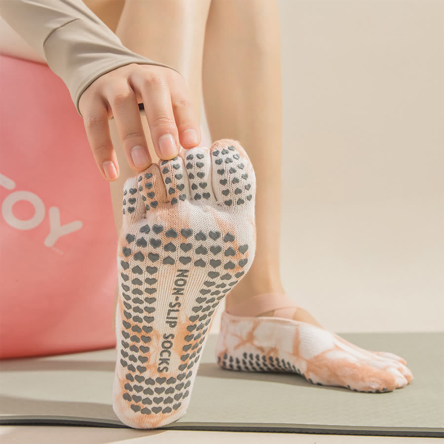 Olivenorma Non-Slip Low-Cut Five-Toe Sport Women's Yoga Socks - image 8