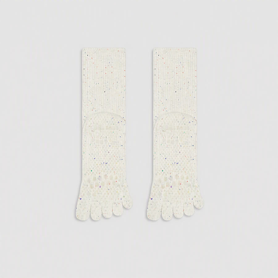 Olivenorma Solid Color Ankle Open-Five-Toe Sport Women's Yoga Socks - image 20