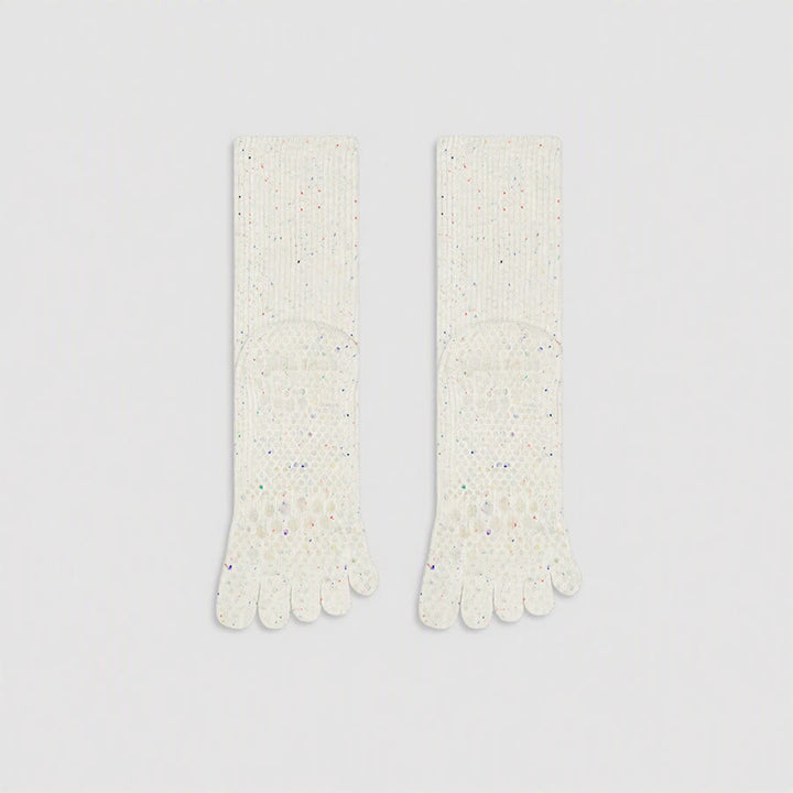 Olivenorma Solid Color Ankle Open-Five-Toe Sport Women's Yoga Socks - image 20