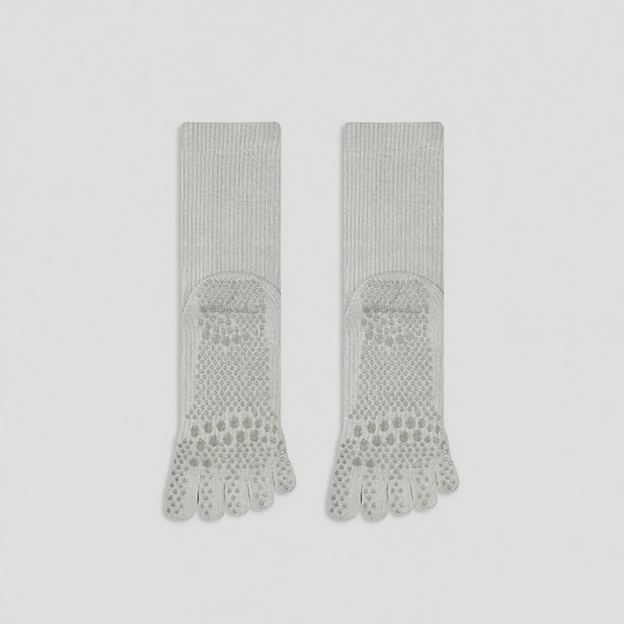 Olivenorma Solid Color Ankle Open-Five-Toe Sport Women's Yoga Socks - image 9