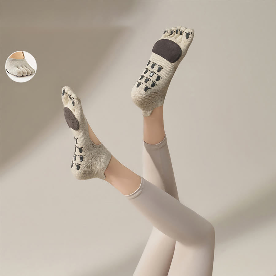 Olivenorma Solid Color Five-Toe Sport Women's Yoga Socks - image 1