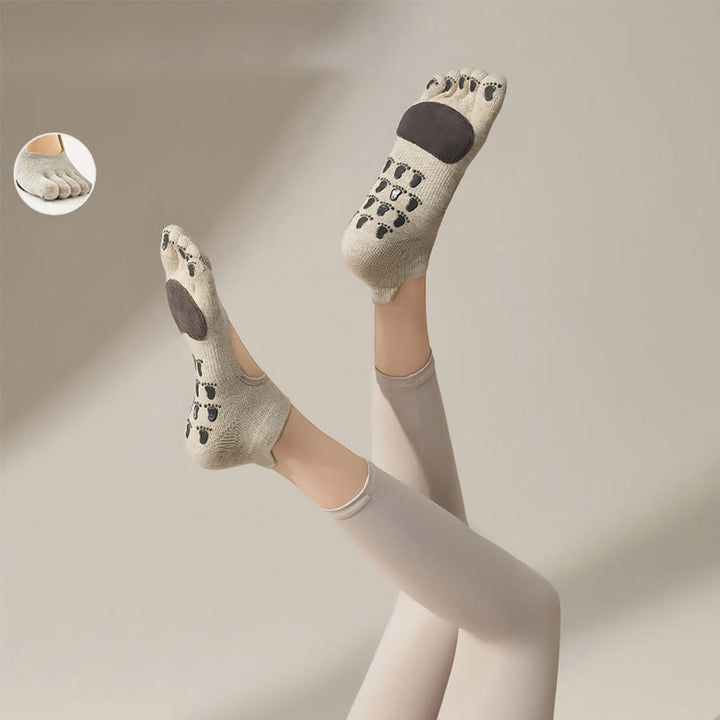 Olivenorma Solid Color Five-Toe Sport Women's Yoga Socks - image 1