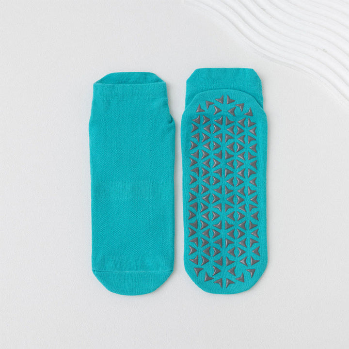 Olivenorma Solid Color Ankle Five-Toe Sport Women's Yoga Socks - Emerald Green - 10 Pairs - image 8