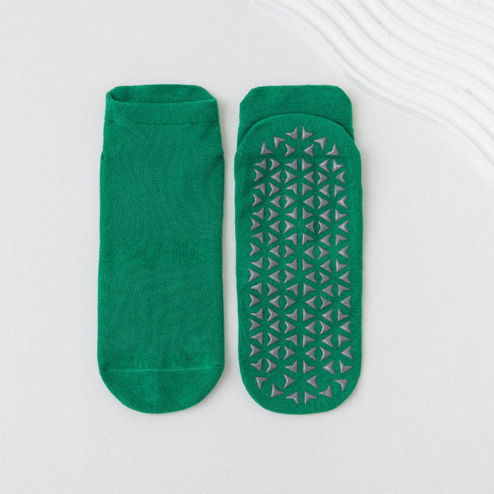 Olivenorma Solid Color Ankle Five-Toe Sport Women's Yoga Socks - Dark Green - 10 Pairs - image 5