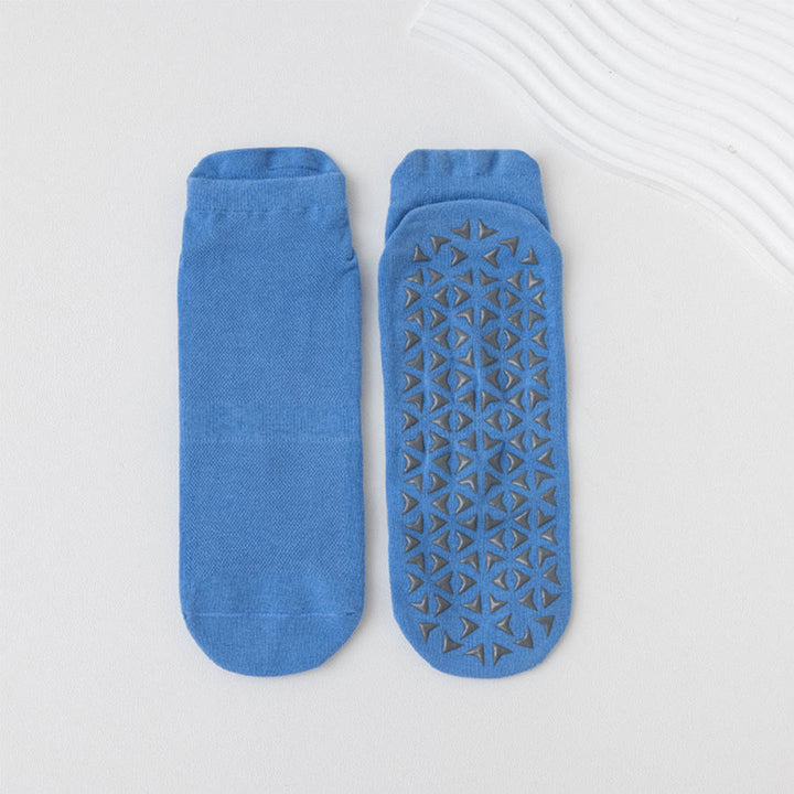 Olivenorma Solid Color Ankle Five-Toe Sport Women's Yoga Socks - Peacock Blue - 10 Pairs - image 12