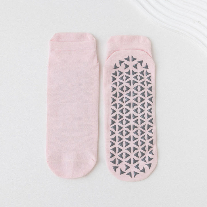 Olivenorma Solid Color Ankle Five-Toe Sport Women's Yoga Socks - Rouge Pink - 10 Pairs - image 15