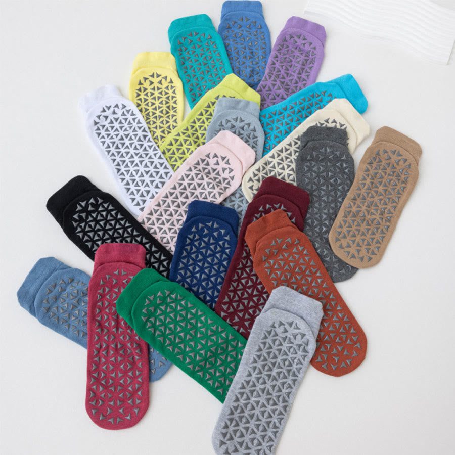Olivenorma Solid Color Ankle Five-Toe Sport Women's Yoga Socks - image 23
