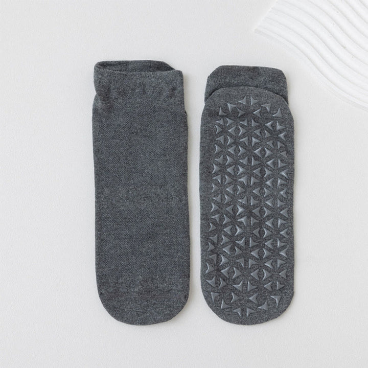 Olivenorma Solid Color Ankle Five-Toe Sport Women's Yoga Socks - Dark Gray - 10 Pairs - image 14