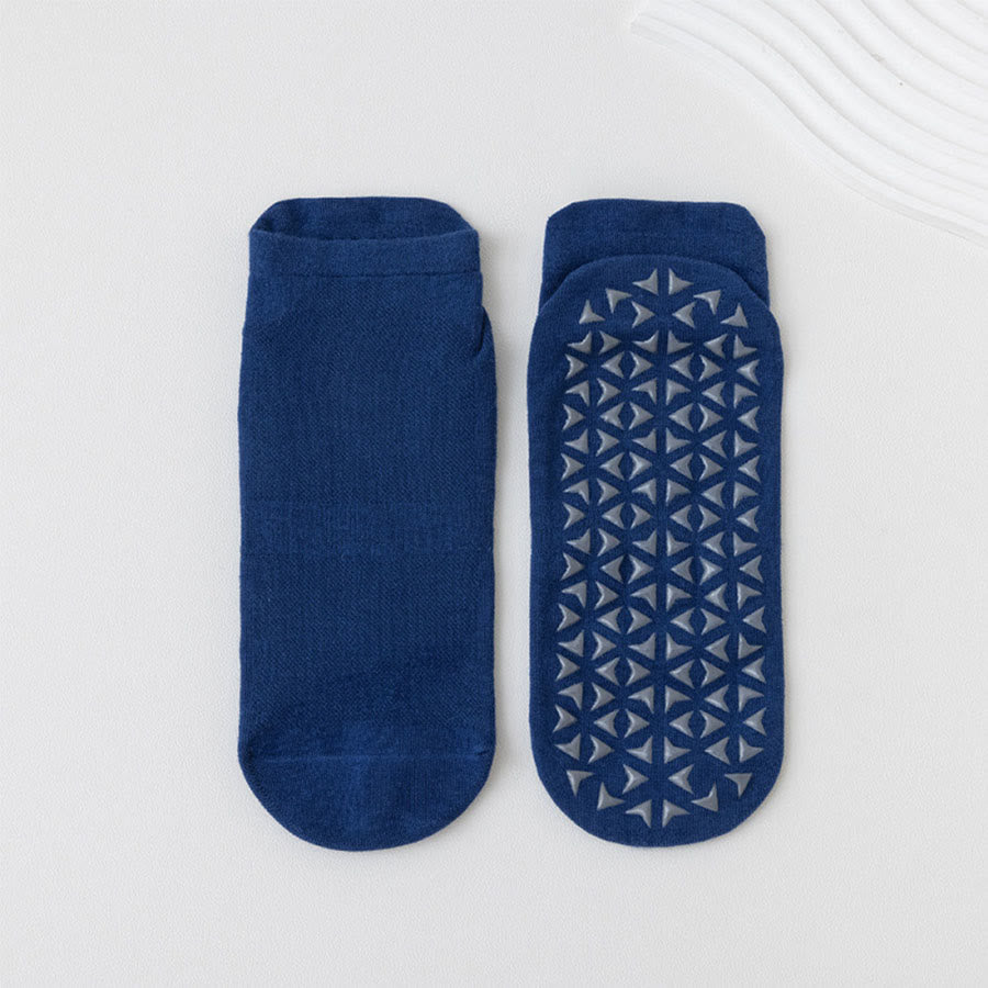 Olivenorma Solid Color Ankle Five-Toe Sport Women's Yoga Socks - Navy Blue - 10 Pairs - image 19