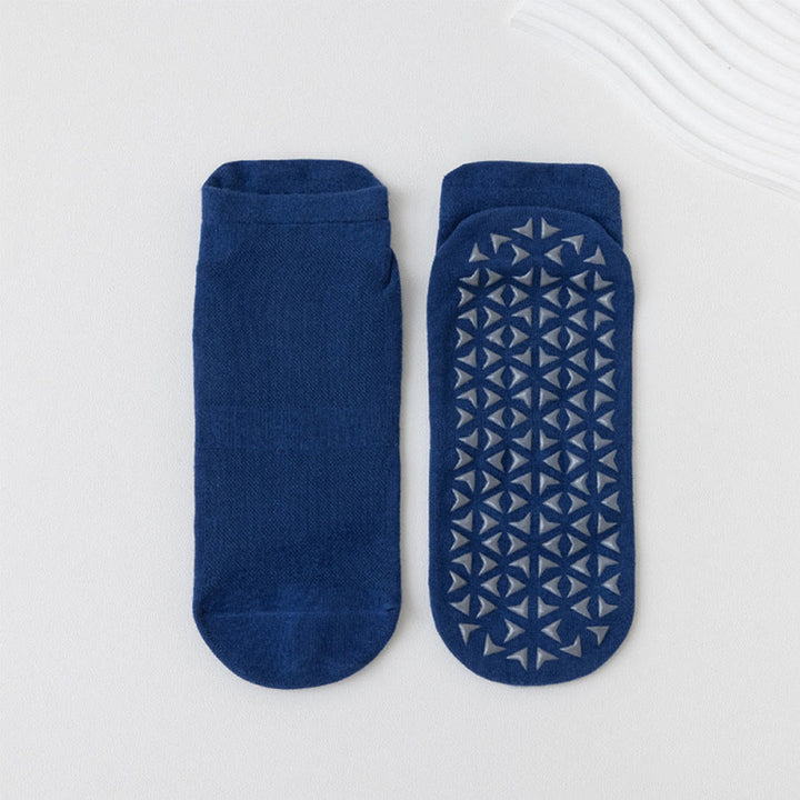 Olivenorma Solid Color Ankle Five-Toe Sport Women's Yoga Socks - Navy Blue - 10 Pairs - image 19