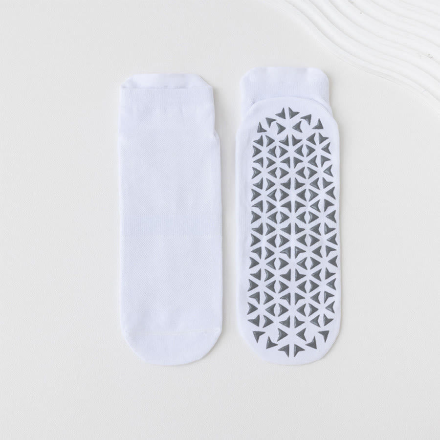 Olivenorma Solid Color Ankle Five-Toe Sport Women's Yoga Socks - White - 10 Pairs - image 7